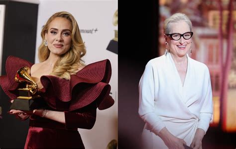 Adele embraces Meryl Streep at Vegas show while dressed as 